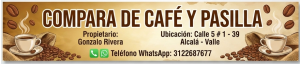 Compra de Café y Pasilla